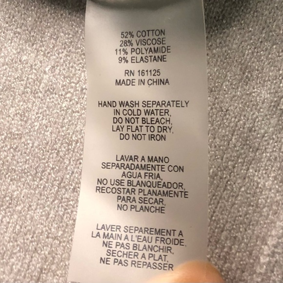 Liquid by Sioni Black/Gray Wrap Cardigan Sz  XL Front Single button Sweater - Picture 14 of 14